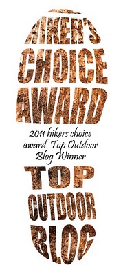 The Hiker's Choice Award - Top Outdoor Blogs.